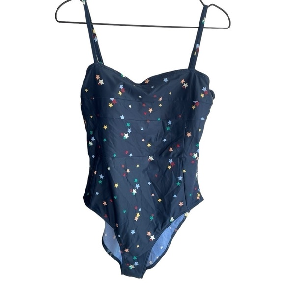 New! Summersalt x The Home Edit Oasis Scattered Stars One Piece Suit - Picture 3 of 8